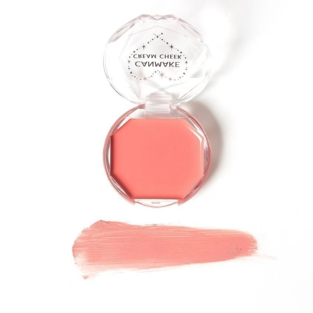 New Canmake Tokyo cream cheek blush 05 sweet apricot.